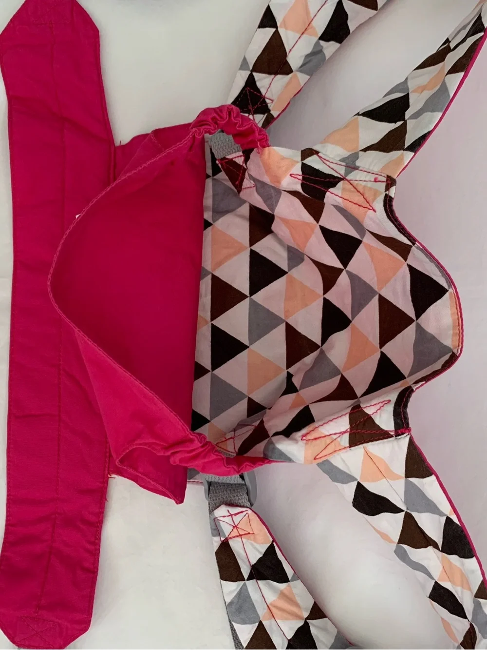 Flamingo pink carrier for dolls toy for toddlers 3 +